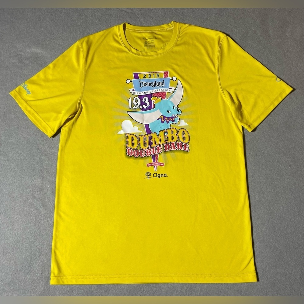 Champion x Disney 2015 Diamond Celebration Dumbo Double Dare T-Shirt Yellow M